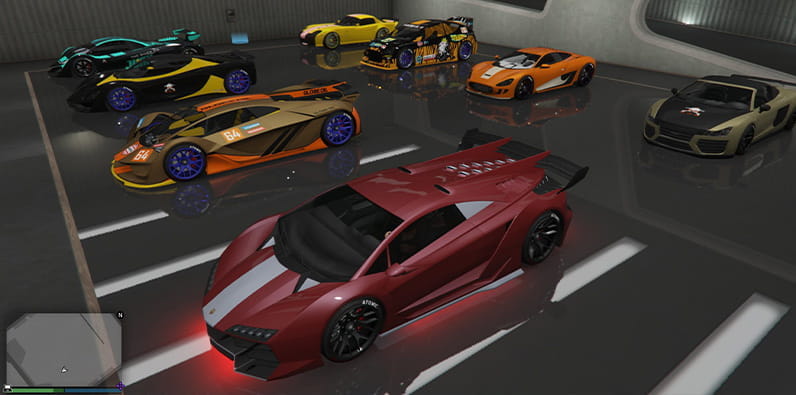GTA 5 Diamond Casino Car Garage 
