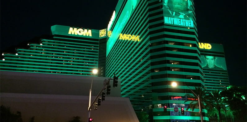 MGM Grand on The Las Vegas Strip in Nevada