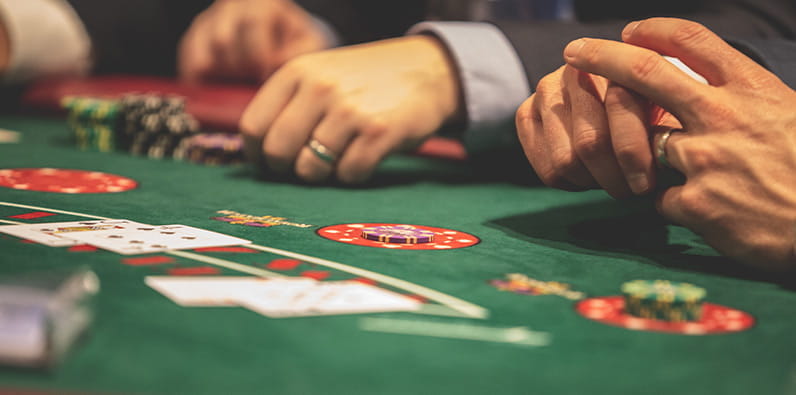 Blackjack Table Setting