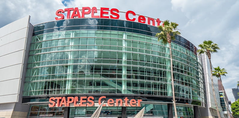 Staples Center in Los Angeles 
