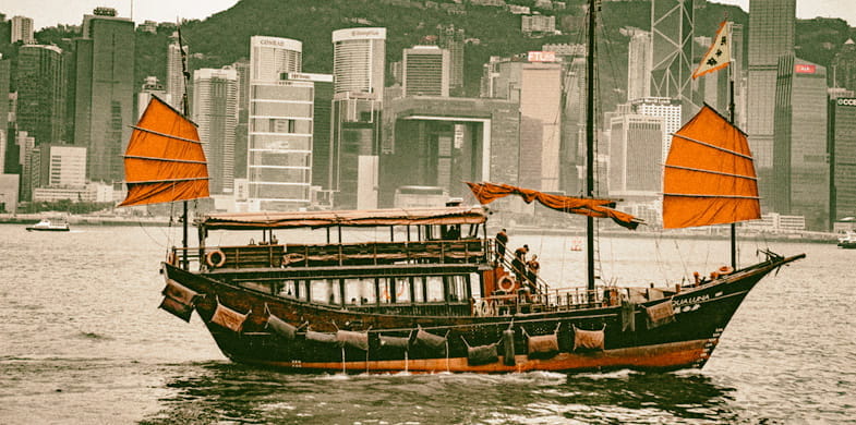 Boat in Hong Kong