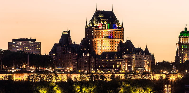 Amazing View of The Famous La Château Frontenac