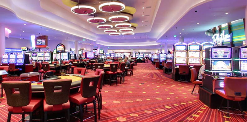 The Gaming Floor in Rhythm City Casino Davenport 