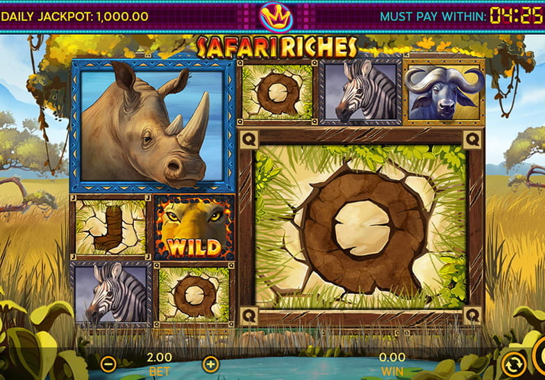 Dragonfish Slots Safari Riches