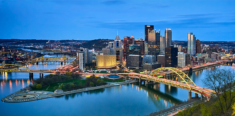 The Golden Triangle in Pittsburgh