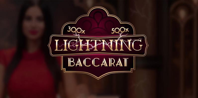 Lightning Baccarat Game Logo