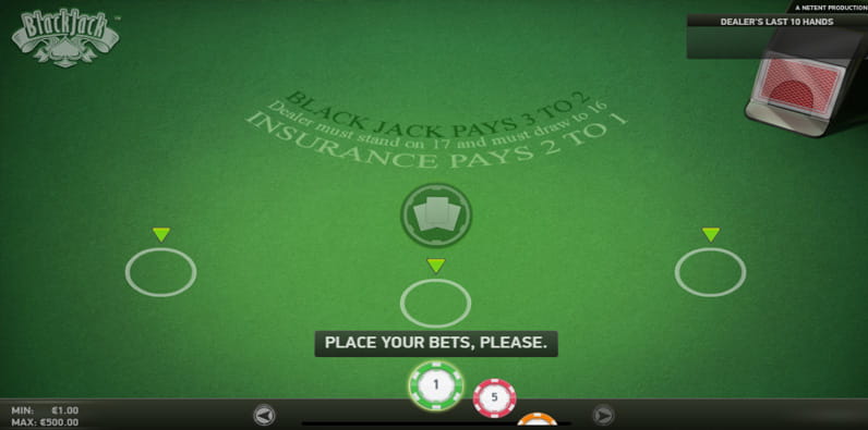 Blackjack Classic Gameplay