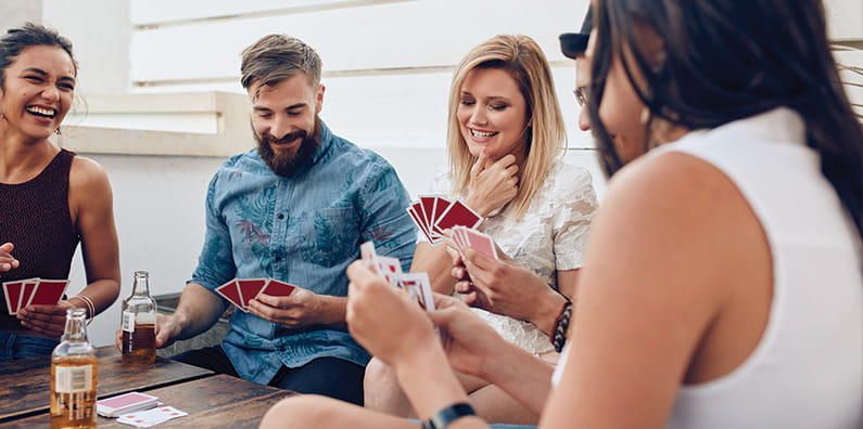 Playing Cards Spread On a Table