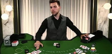 NetEnt Live Blackjack Common Draw