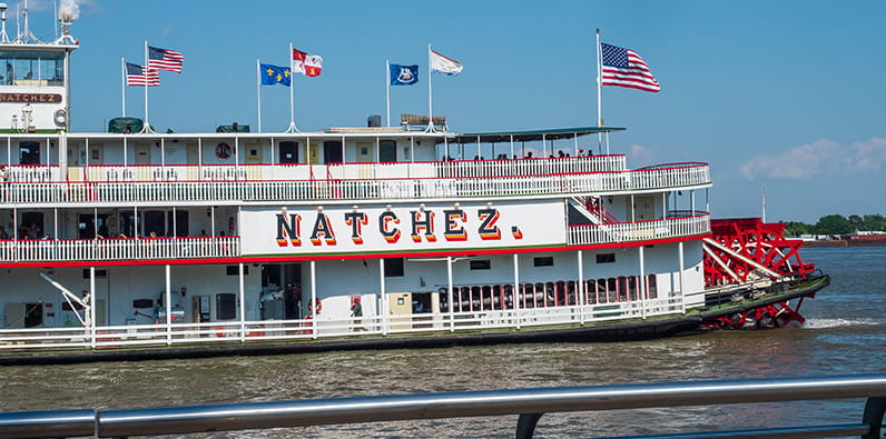 The Historical Natchez Steamboat Sailing