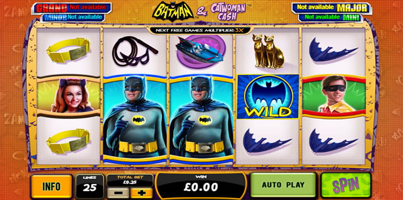 Batman & Catwoman Cash Slot by Playtech