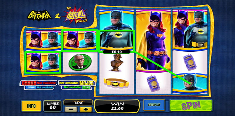 Batman & The Batgirl Bonanza Slot by Playtech