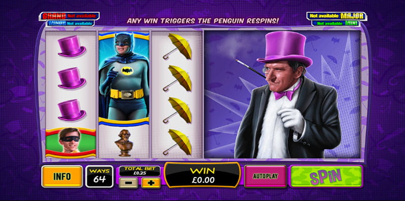 Slot Hadiah Batman & Penguin oleh Playtech