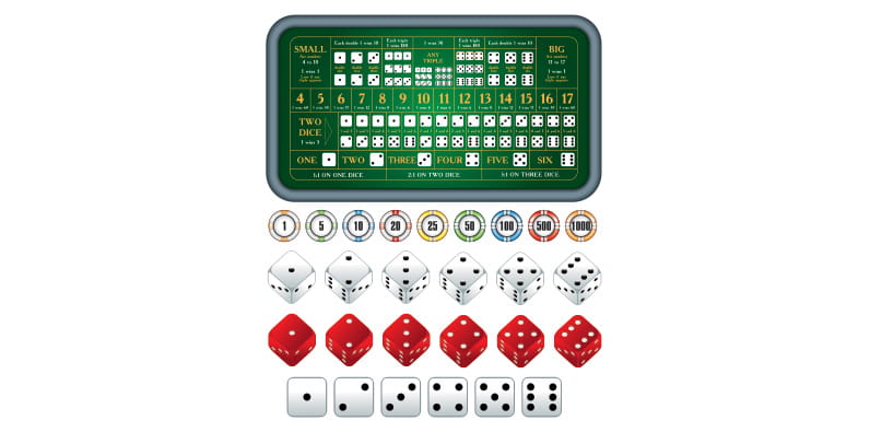 Sic Bo Playing Table