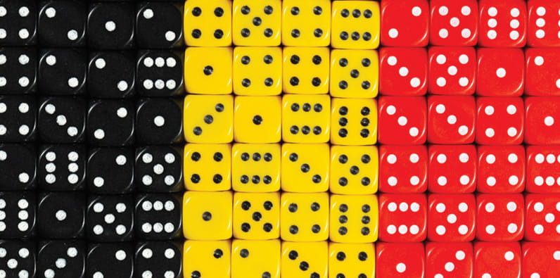 Belgian Flag with Dice