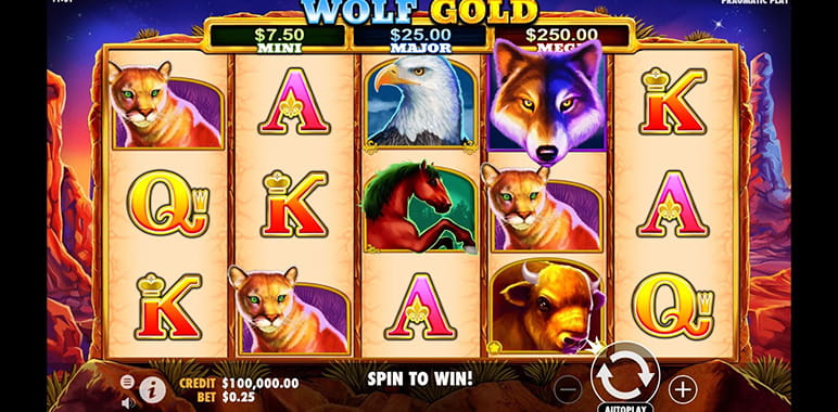 Pragmatic Play Wolf Gold