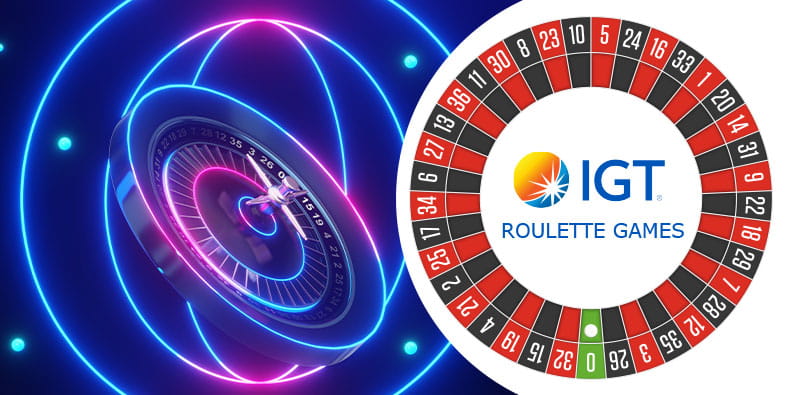 Electronic and Online IGT Roulette Wheel