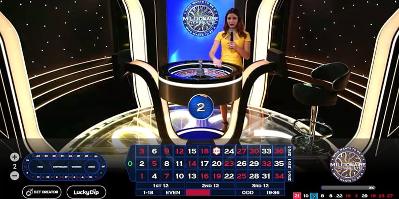 Who Wants to Be a Millionaire? Live Roulette