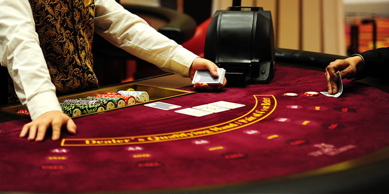Poker Game at The Caesars Casino