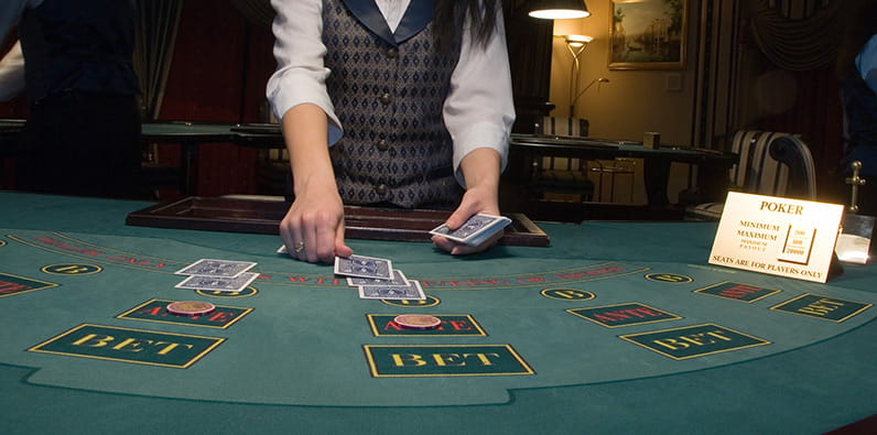 Playing Poker at Casino de Montreal