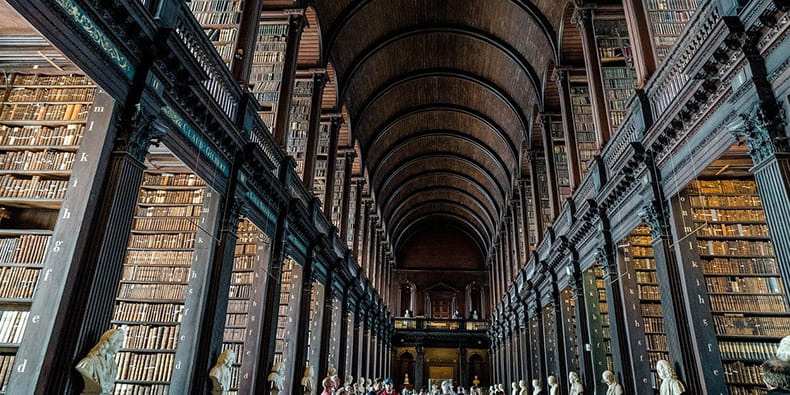 Library with Books