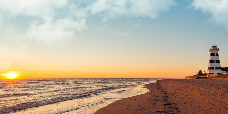 Sunset on the North Coast of Prince Edwards Island