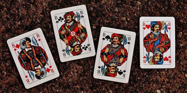 Playing Cards Four Jacks