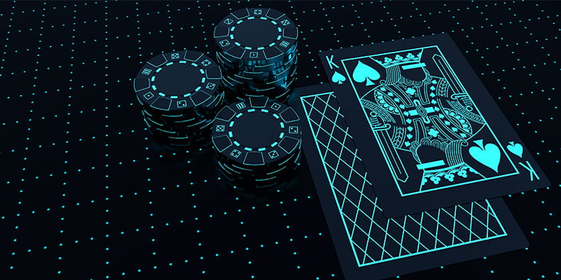 Computer Made Image of Playing Cards