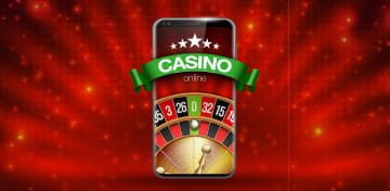 A Phone with Casino Elements on the Screen