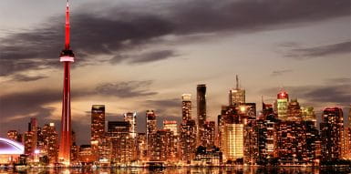 Toronto Skyline and the Best Casinos in Ontario