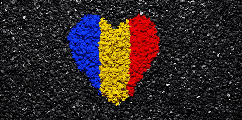 Romania Heart