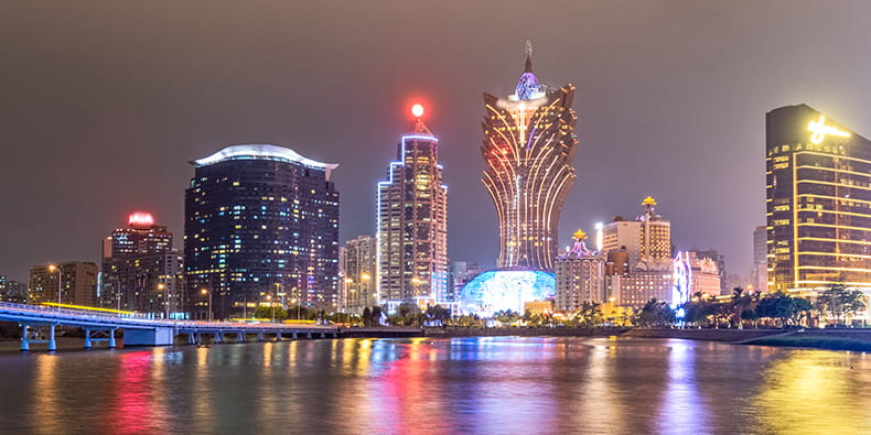 Macau Skyline at Night