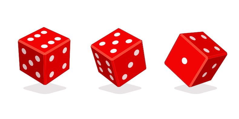 Three Red Dice  