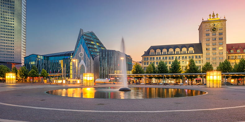 Leipzig Germany Cityscape
