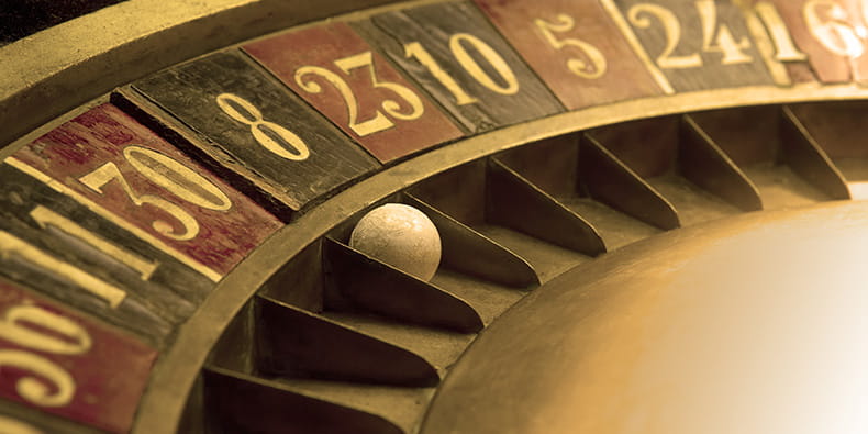 Old Casino Roulette Wheel