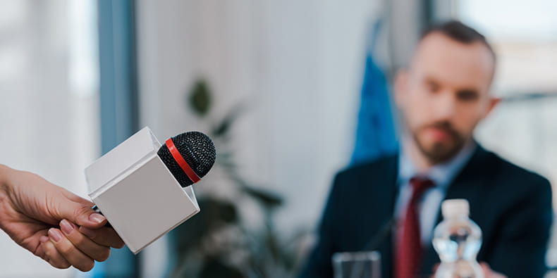 Attending a Press Conference 