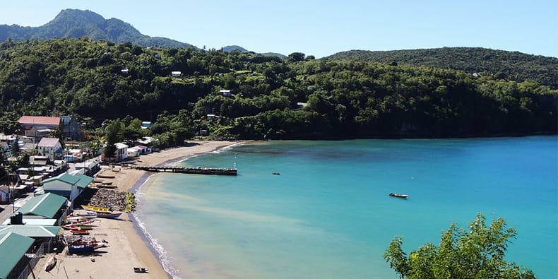 The Landscape of the Island of Saint Lucia