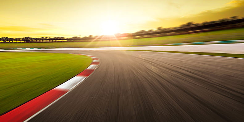 View at Sandown Raceway in Australia