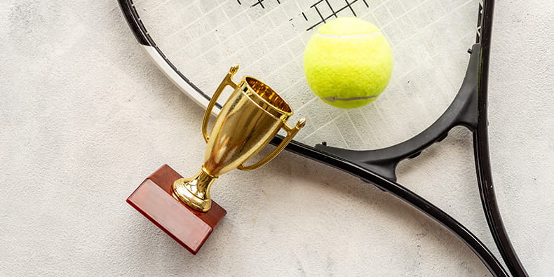 Nadal Holding Winner's Cup