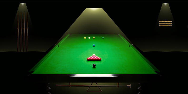 Snooker Table Ready for Play