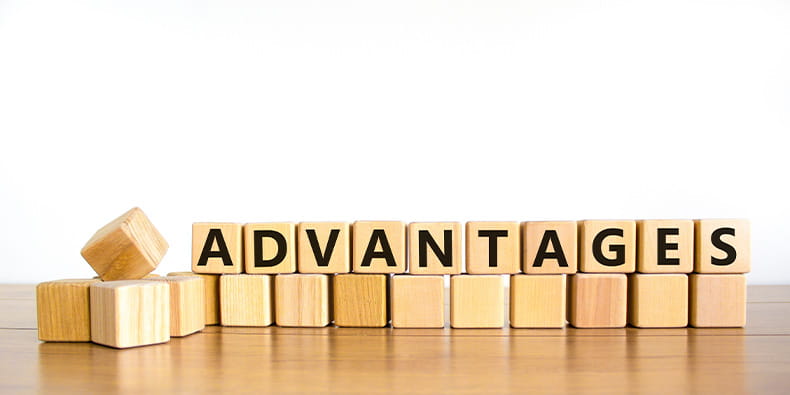 Advantage Word with Wooden Cubes