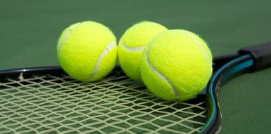Three Balls on a Racquet