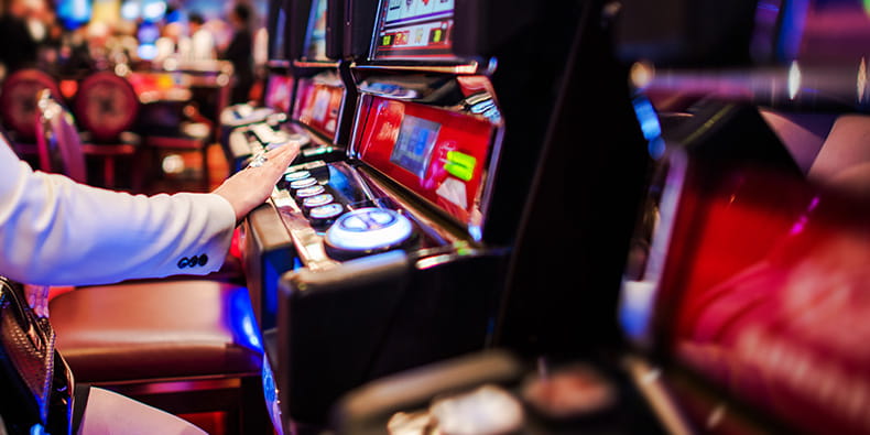 Casino Floor with Electronic Gaming Machines