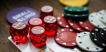 Dice, Cards, and Poker Chips