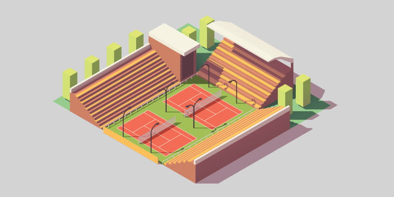 Wimbledon Court Map