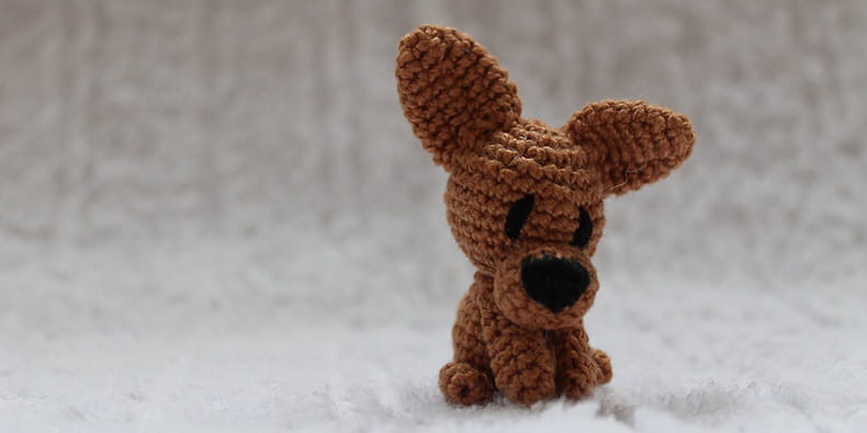 Crocheted Dog Toy 
