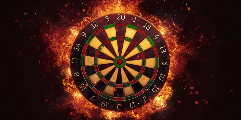 Whole Dartboard connected Fire