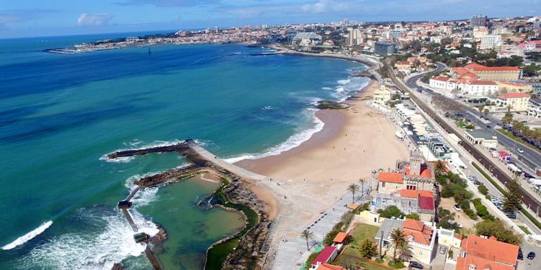 The Beach Area In front of the Estoril Casino