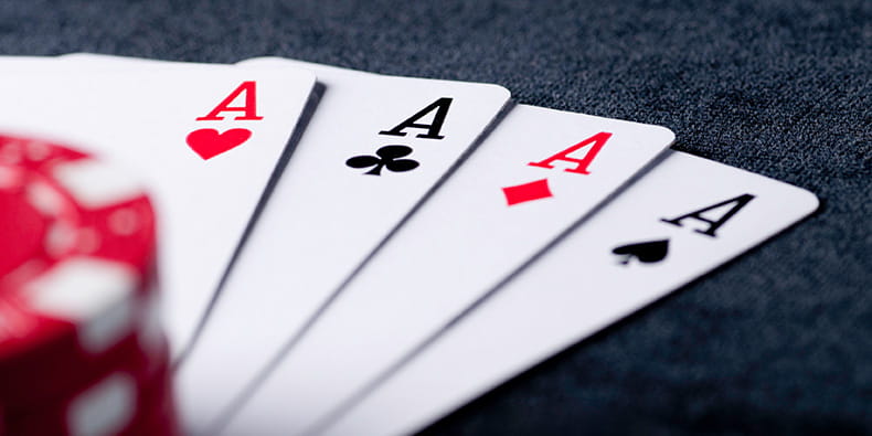 Four Aces Playing Cards