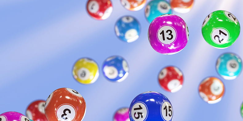 Multi-Colored Lottery and Bingo Balls 